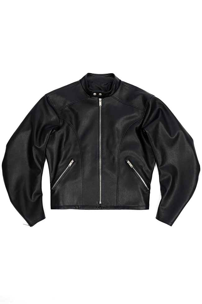 [4th re-stock] CURVED SLEEVE RIDER JACKET